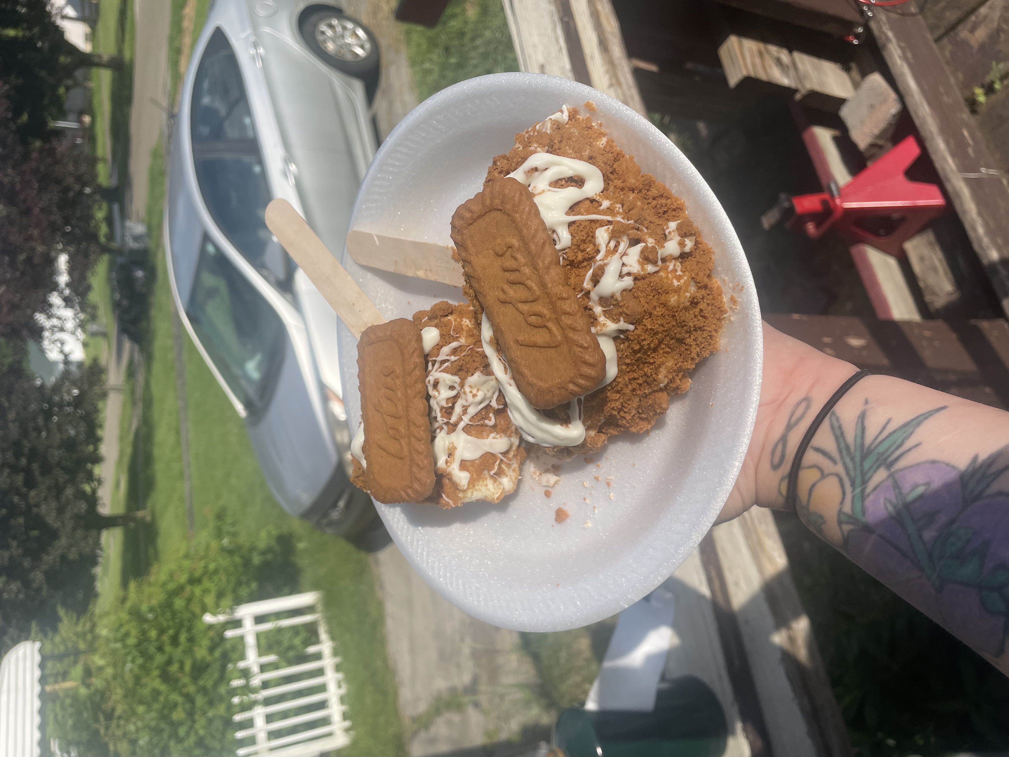 Cheesecake on a stick