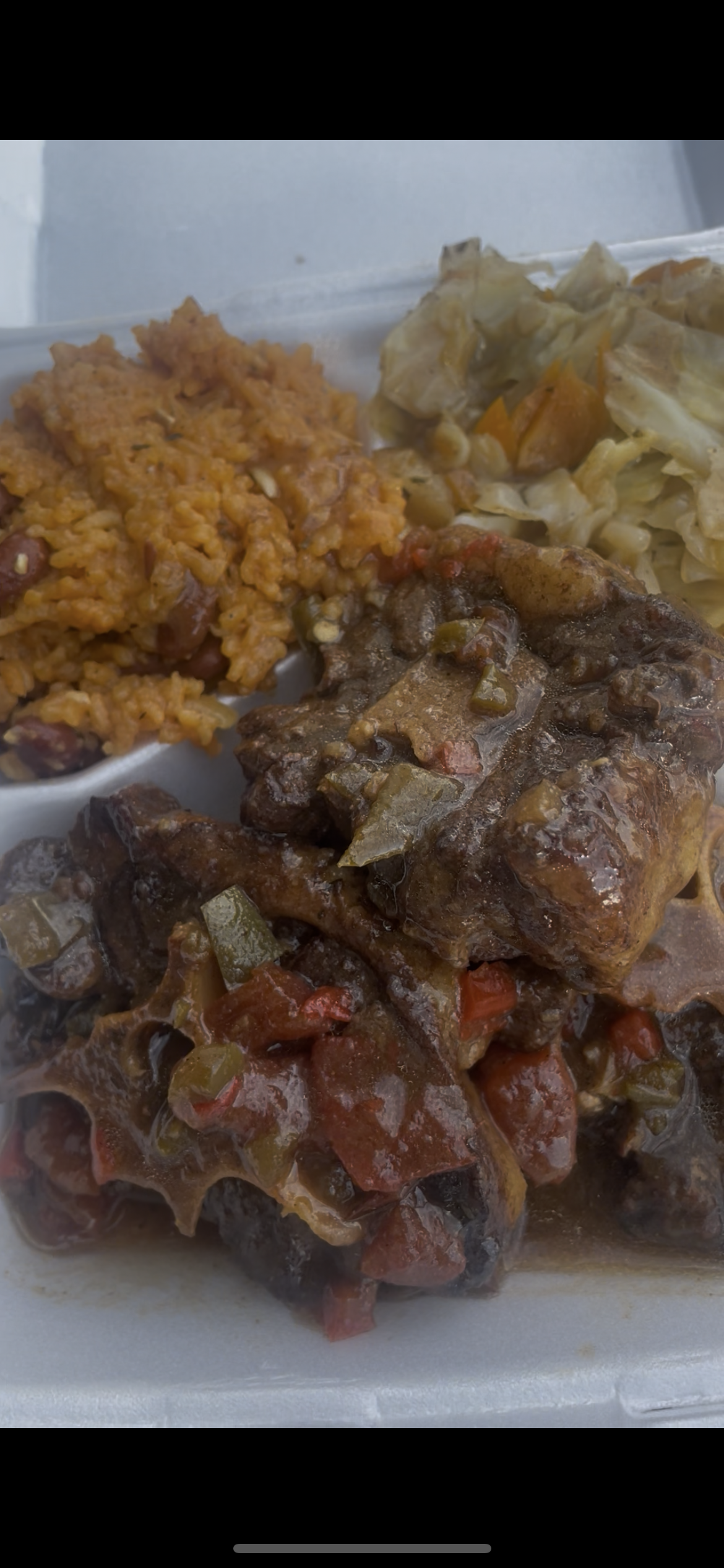 Oxtail dinner